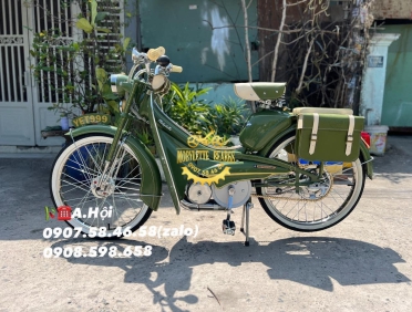 Mobylette AV44 - Màu Xanh Quân Đội