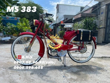 Mobylette AV37 - Màu Đỏ